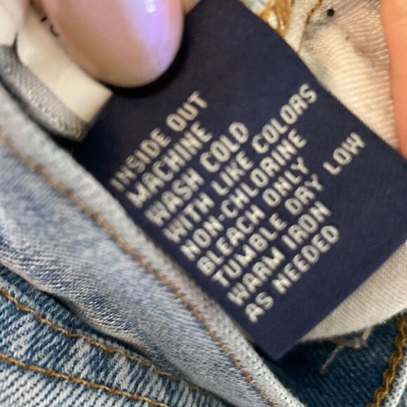 Madewell Cutoff Slim Boy Jean Frayed Denim Shorts - Picture 7 of 12